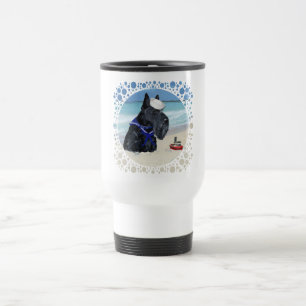 Taza De Viaje Scottie en la Playa