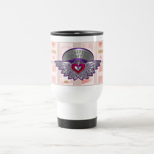 Taza De Viaje Scrapbookers Master Badge Travel Mug (Centro)