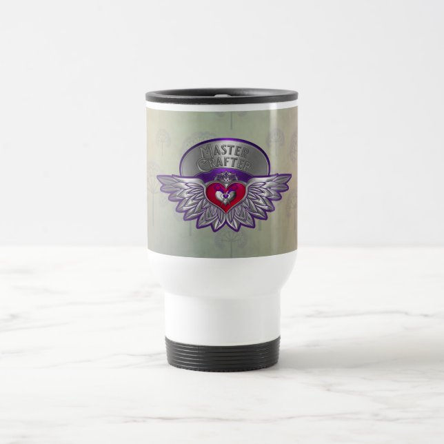 Taza De Viaje Scrapbookers Master Badge Travel Mug (Centro)