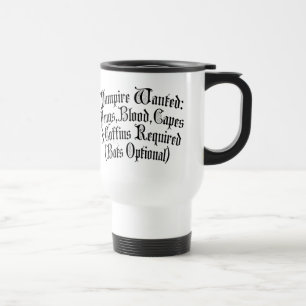 Taza De Viaje Se busca vampiro