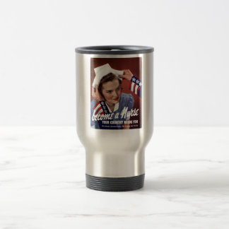 Taza De Viaje Se convierte una enfermera