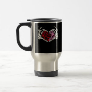 Taza De Viaje Se leen adentro estoy muerto - San Valentín sarcás