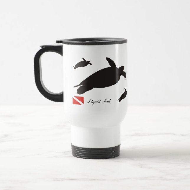 Taza De Viaje Sea Turtle - Travel Mug (Izquierda)