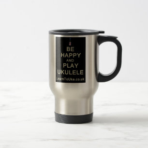 Taza De Viaje Sea Ukulele feliz y del juego
