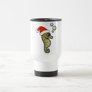 Taza De Viaje Seahorse enano Santa