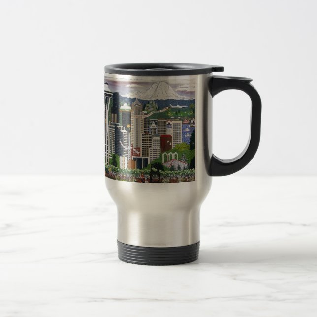 Taza De Viaje Seattle Washington (Derecha)