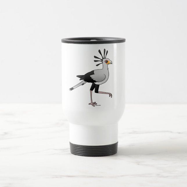Taza De Viaje Secretaria pájaro (Centro)