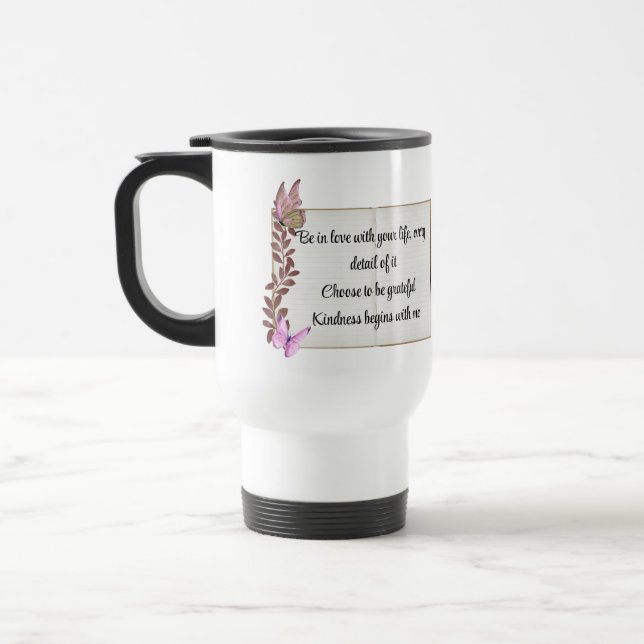 Taza De Viaje Selflove inspirational phrase (Izquierda)