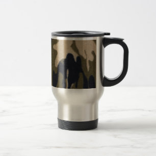 Taza De Viaje Selva de la impresión de Camo verde/negro para lo