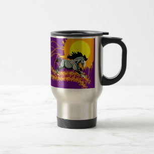 Taza De Viaje Semental solar del sueño de la tormenta