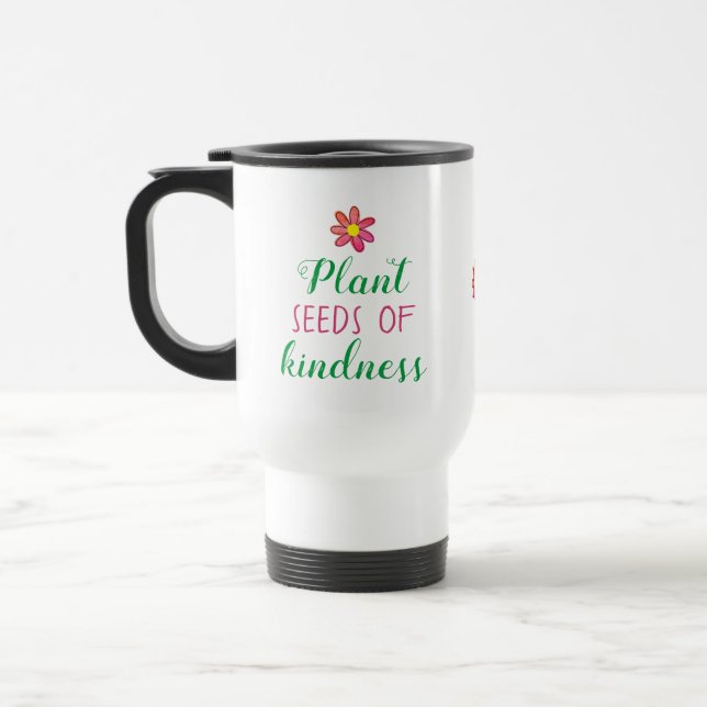 Taza De Viaje Semillas vegetales de bondad (Izquierda)