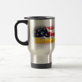 Taza De Viaje Semper Fidelis Stainless Steless Travel Mug