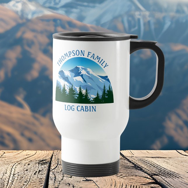Taza De Viaje Senderismo personalizado en Blue Colorado Mountain (Subido por el creador)
