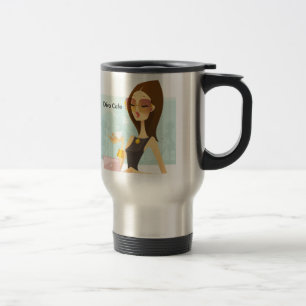 Taza De Viaje SEÑORA LOGO, café de la diva de la diva