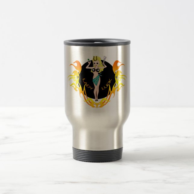 Taza De Viaje Señora Luck Travel Mug (Centro)