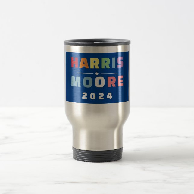 TAZA DE VIAJE SEÑORA PRESIDENTA KAMALA HARRIS MOORE 2024 (Centro)