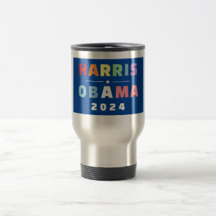 TAZA DE VIAJE SEÑORA PRESIDENTA KAMALA HARRIS OBAMA 2024