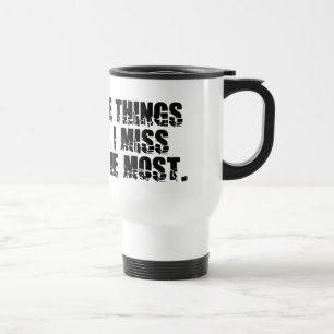 Taza De Viaje Señorita mi mente - elija estilo y color
