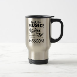 Taza De Viaje Sensación del Bassoon la música