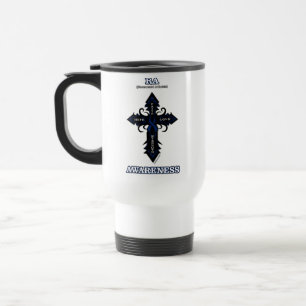 Taza De Viaje Sensibilización/cruz...Artritis reumatoide