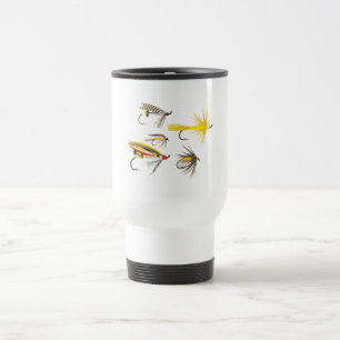 Taza De Viaje Señuelos de la pesca con mosca