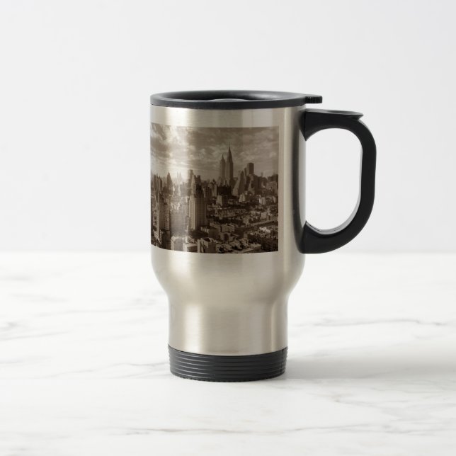 Taza De Viaje Sepia Nueva York (Derecha)
