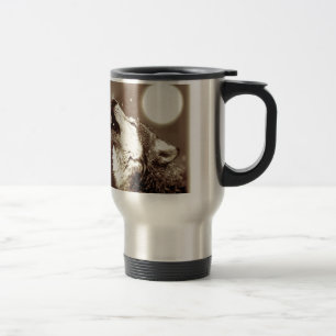 Taza De Viaje Sepia Wolf & Moon