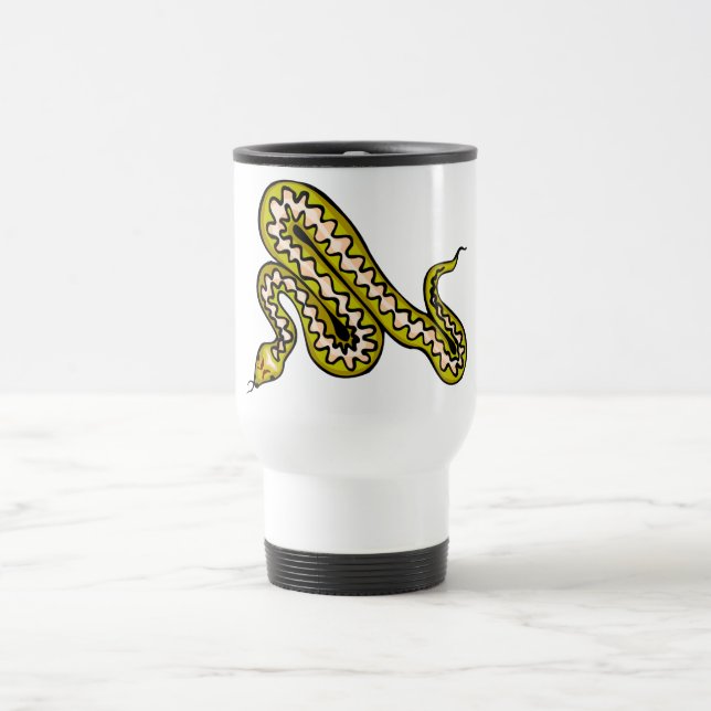 Taza De Viaje Serpiente de Diamondback (Centro)