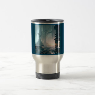 Taza De Viaje SF Ciudad futurista 4