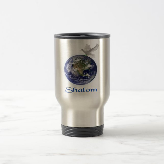 Taza De Viaje shalom (Centro)
