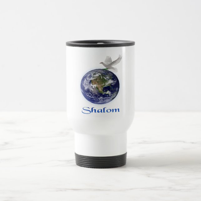 Taza De Viaje shalom (Centro)