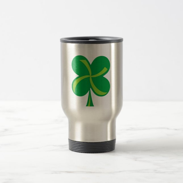 Taza De Viaje Shamrock verde (Centro)