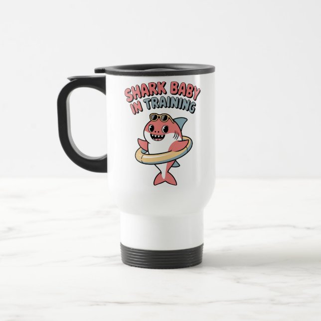 Taza De Viaje Shark Baby in Training | Kids (Izquierda)