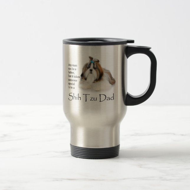 Taza De Viaje Shih Tzu Dad Travel Mug (Derecha)