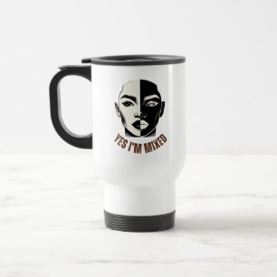 Taza De Viaje SÍ, ESTOY MEZCLADO - Audaz Trama De Viajes De Iden