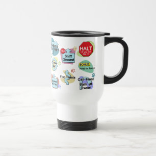 Taza De Viaje Si los perros hechos reúnen Rótulos