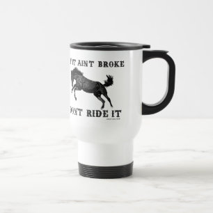 Taza De Viaje Si no es se rompió - taza original del viaje del