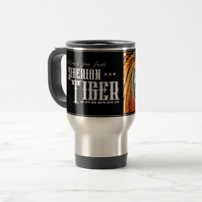 Taza De Viaje Siberian Tiger (Anverso izquierdo)