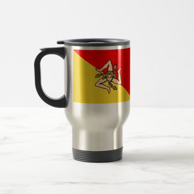 Taza De Viaje Siciliano, Italia (Izquierda)
