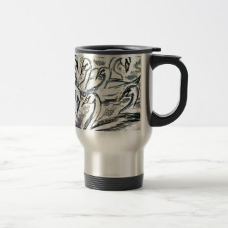 Taza De Viaje Siete cisnes una natación