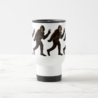 Taza De Viaje Signo de la paz de Bigfoot