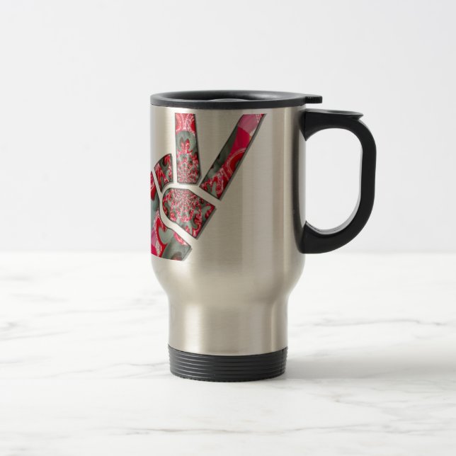 Taza De Viaje Signo de paz de mano (Derecha)