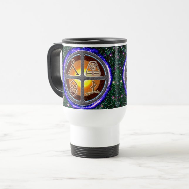 Taza De Viaje Signos de Tierra (Anverso izquierdo)