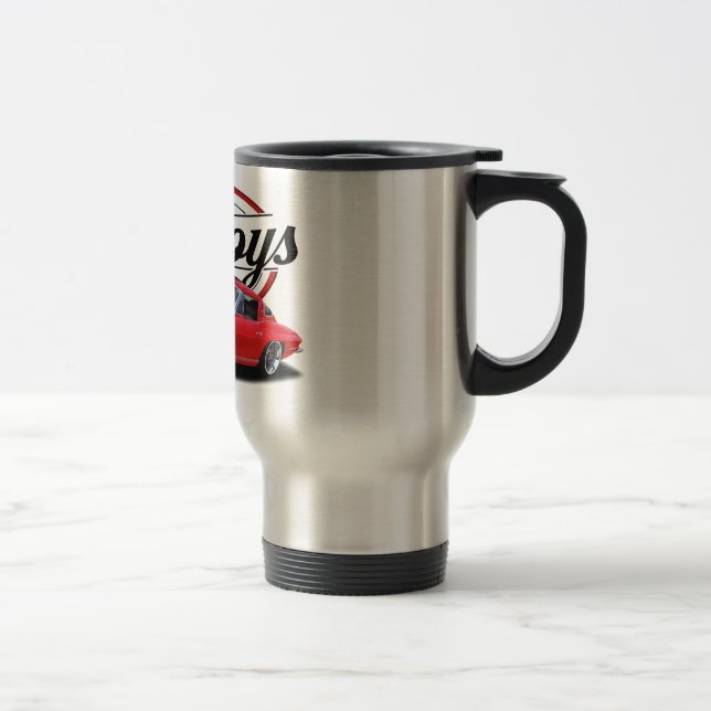 Taza De Viaje Sigue jugando con corbetas (Derecha)