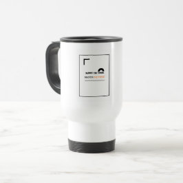 Taza de viaje Silence the Ticker | Regalo para inv