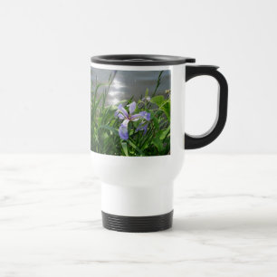 Taza De Viaje Silencio de viaje con bandera salvaje