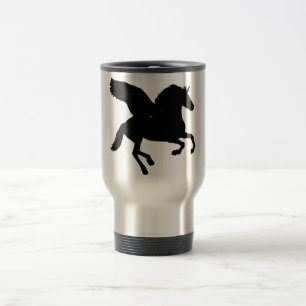 Taza De Viaje Silhouette Winged Unicorn