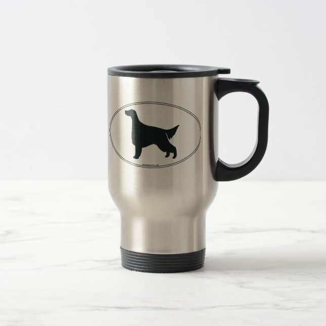 Taza De Viaje Silueta de Irish Setter (Derecha)