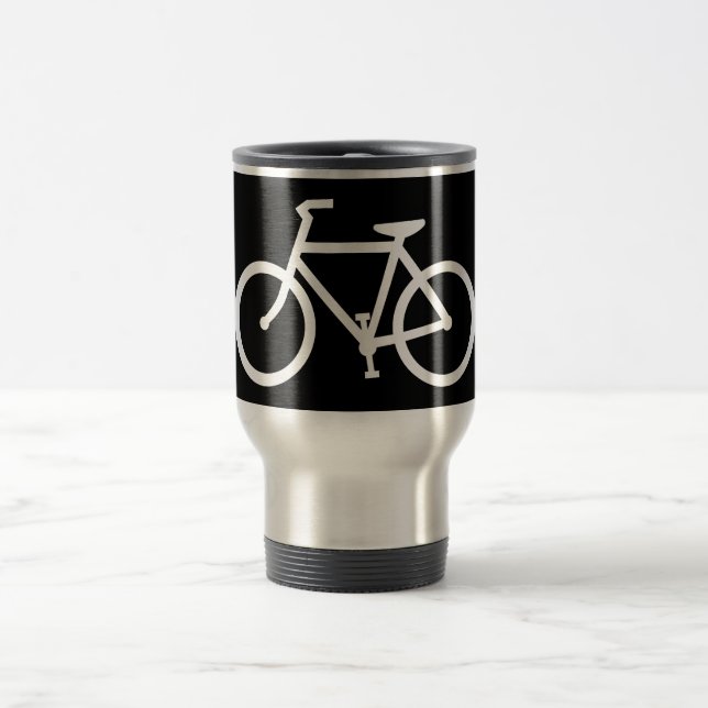 Taza De Viaje silueta de la bicicleta (Centro)