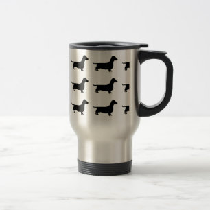 Taza De Viaje Silueta del Dachshund
